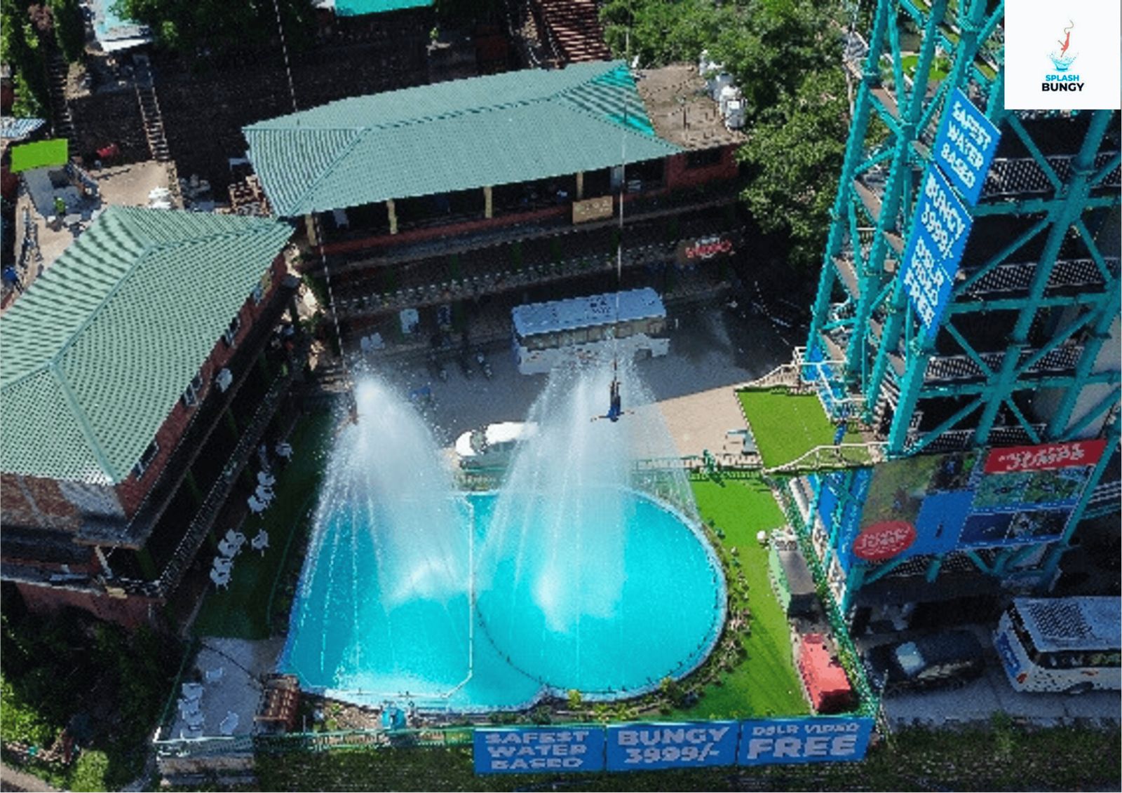 109m Splash Bungee Jump